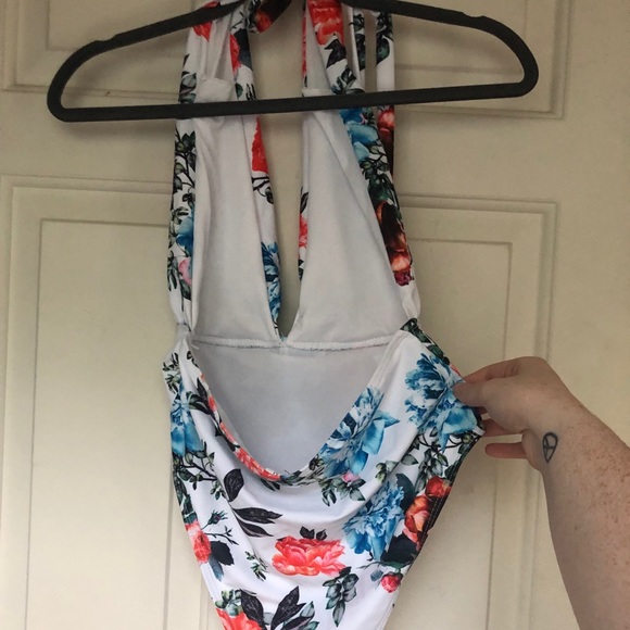 One Piece Backless Bathing Suit - Picture 2 of 2